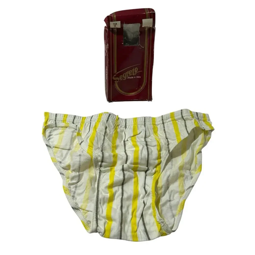 Vintage Segreto Men's Underwear 80's Made in Italy Rare New in Box XL READ
